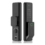 قفل باب خشب كاميرا