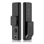 قفل باب خشب كاميرا